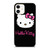 HELLO KITTY BLACK iPhone 12 Case Cover