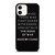 HOUSE OF CARDS QUOTES iPhone 12 Case Cover