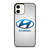 HYUNDAI SILVER LOGO iPhone 12 Case Cover