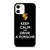 KEEP CALM AND DRIVE PORSCHE iPhone 12 Case Cover