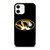 MISSOURI TIGERS FOOTBALL LOGO iPhone 12 Case Cover