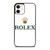 ROLEX WATCHES LOGO iPhone 12 Case Cover