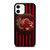 SOUTH CAROLINA GAMECOCKS FOOTBALL FLAG iPhone 12 Case Cover