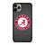 ALABAMA CRIMSON TIDE FOOTBALL METAL iPhone 11 Pro Max Case Cover