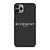 GIVENCHY PARIS LOGO PATTERN iPhone 11 Pro Max Case Cover