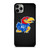 KANSAS JAYHAWKS LOGO CARBON iPhone 11 Pro Max Case Cover