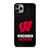 WISCONSIN BADGERS UNIVERSITY FOOTBALL iPhone 11 Pro Max Case Cover