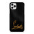 CHRISTAN LOUBOUTIN BLACK iPhone 11 Pro Case Cover