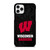 WISCONSIN BADGERS UNIVERSITY FOOTBALL iPhone 11 Pro Case Cover