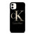 CALVIN KLEIN METAL LOGO iPhone 11 Case Cover