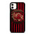 SOUTH CAROLINA GAMECOCKS FOOTBALL FLAG iPhone 11 Case Cover