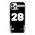 LAS VEGAS RAIDERS JOSH JACOBS 28 NFL NIKE iPhone 12 Pro Case Cover