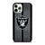 LAS VEGAS RAIDERS NFL METAL STRIPE iPhone 12 Pro Case Cover
