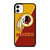 WASHINGTON REDSKIN EMBLEM iPhone 11 Case Cover