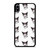 KUROMI CAT ANIME PATTERN iPhone XS Max Case Cover