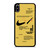 NIKE AIR OFF WHITE YELLOW iPhone XS Max Case Cover