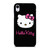 HELLO KITTY BLACK iPhone XR Case Cover