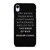 HOUSE OF CARDS QUOTES iPhone XR Case Cover