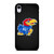 KANSAS JAYHAWKS LOGO CARBON iPhone XR Case Cover