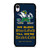 NOTRE DAME BLEED BLUE AND GOLD iPhone XR Case Cover