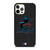MIAMI MARLINS BASEBALL BLACK iPhone 12 Pro Case Cover