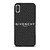 GIVENCHY PARIS LOGO PATTERN iPhone X / XS Case Cover