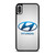HYUNDAI SILVER LOGO iPhone X / XS Case Cover