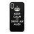 KEEP CALM AND DRIVE AUDI CARBON iPhone X / XS Case Cover