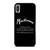 MACKLEMORE RAPPER QUOTES iPhone X / XS Case Cover