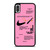 NIKE AIR OFF WHITE PINK iPhone X / XS Case Cover