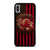 SOUTH CAROLINA GAMECOCKS FOOTBALL FLAG iPhone X / XS Case Cover