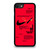 NIKE AIR OFF WHITE RED iPhone SE 2020 Case Cover