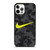 NIKE SWOOSH BLACK CAMO iPhone 12 Pro Case Cover