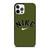 NIKE SWOOSH VINTAGE ARMY iPhone 12 Pro Case Cover
