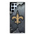 NEW ORLEANS SAINTS BROKEN METAL Samsung Galaxy S22 Ultra Case Cover