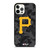 PITTSBURGH PIRATES BASEBALL BLACK CAMO iPhone 12 Pro Case Cover