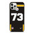 PITTSBURGH STEELERS JOE HAEG 73 NFL NIKE iPhone 12 Pro Case Cover