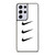 NIKE TRIPPLE SWOOSH WHITE Samsung Galaxy S21 Ultra Case Cover