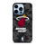 MIAMI HEAT BLACK CAMO iPhone 13 Pro Max Case Cover