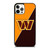 WASHINGTON COMMANDERS NFL FOOTBALL LOGO iPhone 12 Pro Case Cover