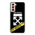 OFF WHITE YELLOW LABEL Samsung Galaxy S21 Case Cover