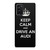KEEP CALM AND DRIVE AUDI CARBON Samsung Galaxy Note 20 Case Cover