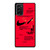 NIKE AIR OFF WHITE RED Samsung Galaxy Note 20 Case Cover