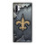 NEW ORLEANS SAINTS BROKEN METAL Samsung Galaxy Note 10 Plus Case Cover