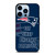 NEW ENGLAND PATRIOTS NFL FOOTBALL FANS 3 iPhone 13 Pro Max Case Cover