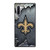 NEW ORLEANS SAINTS BROKEN METAL Samsung Galaxy Note 10 Case Cover NEW ORLEANS SAINTS BROKEN METAL Samsung Galaxy Note 10 Case Cover