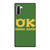 OOZMA KAPPA MONSTER INC LOGO Samsung Galaxy Note 10 Case Cover