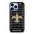 NEW ORLEANS SAINTS FOOTBALL FIELD iPhone 13 Pro Max Case Cover