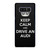 KEEP CALM AND DRIVE AUDI CARBON Samsung Galaxy Note 8 Case Cover