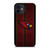 ARIZONA CARDINALS NFL METAL STRIPE iPhone 12 Mini Case Cover